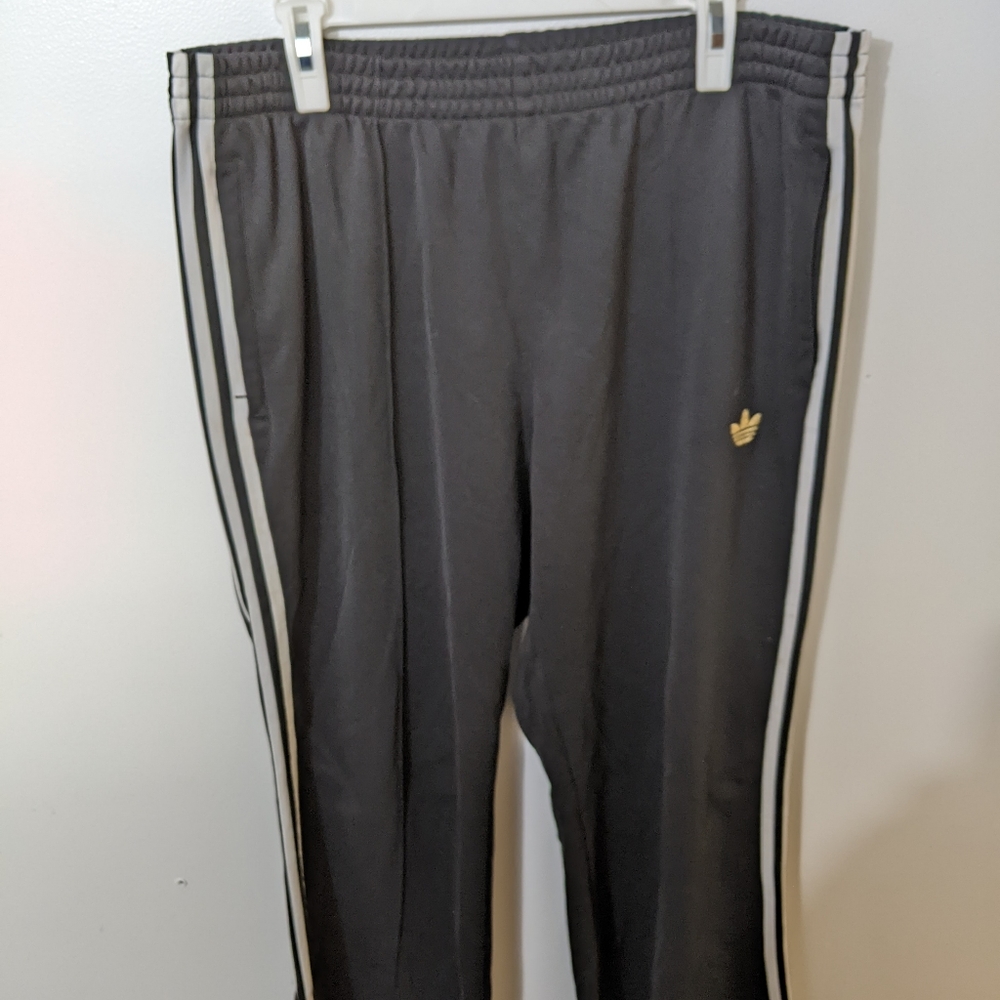 Adidas XL wide leg track pants